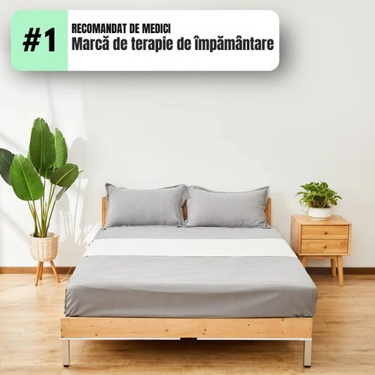 GroundingWell x Cearșaf de pat cu împământare